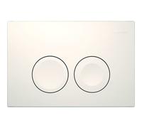 Geberit placas de accionamiento Delta25 para doble descarga, 115.125.11.5, Color: blanco-alpino