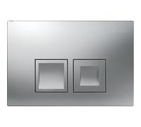 Geberit placas de accionamiento Delta35 para doble descarga, 115135465, Color: Cromo mate - CM