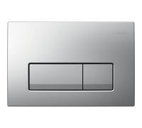 Placa de accionamiento Geberit Delta50 para doble descarga, 115.105., Color: Cromo mate - 115.105.46.5