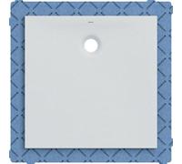 Geberit plato de ducha cuadrado Olona 90x90 cm, altura 4 cm, desagüe en el centro, blanco/ mate, 550901001 - CM