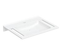 Geberit Publica lavabo 70x55 cm rectangular clásico para discapacitados blanco 402170016