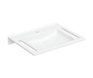 Geberit Publica lavabo 70x55 cm rectangular clásico para discapacitados blanco 402170016
