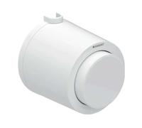 Geberit - Pulsador A Distancia Geberit Serie 01, Neumático, Para Descarga Simple, Para Cisterna Empotrada Sigma 8 Cm, Pulsador Visto: Blanco Alpino (116.047.11.1)