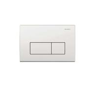 Geberit - Pulsador Geberit Kappa50, Para Doble Volumen De Descarga: Blanco Alpino (115.260.11.1)