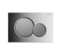 Geberit - Pulsador Geberit Sigma01, Para Doble Descarga: Cromado Brillante/Cromado Mate (115.770.KA.5)