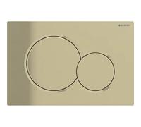 Geberit - Pulsador Geberit Sigma01, Para Doble Descarga: Latón Especial Galvanizado (115.770.DT.5)