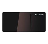 Geberit - Pulsador Geberit Sigma70, Para Doble Volumen De Descarga: Vidrio Marrón Tostado (242.813.SQ.1)