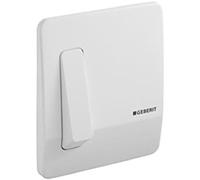 Geberit - Pulsador Highline Para Sistema De Descarga De Urinarios Geberit: Blanco Alpino (240.121.11.1)