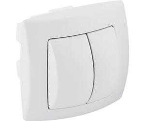 Geberit - Pulsador Manual Para Doble Volumen De Descarga, Para Sistema De Descarga Para Inodoros Geberit Con Accionamiento De Descarga Neu (240.572.11.1)