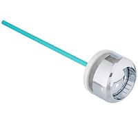 Geberit - Pulsador Para Mecanismo De Descarga Geberit Serie 220, Descarga Simple: Cromado Brillante (240.164.21.1)