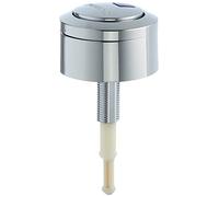 Geberit - Pulsador Para Mecanismo De Descarga Geberit Serie 280, Doble Volumen De Descarga: Cromado Brillante/Azul (241.800.KD.1)