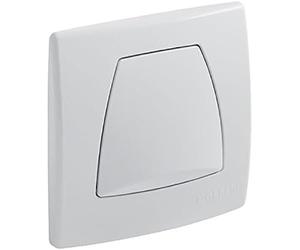 Geberit - Pulsador Twinline Para Sistema De Descarga De Urinarios Geberit Con Acci Onamiento De Descarga Neumático: Blanco Alpino (240.562.11.1)
