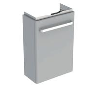 Geberit Renova Compact mueble bajo lavabo, con una puerta, alcance reducido, 40,8x60,5x23,1cm, gris claro, 501.924.42.1