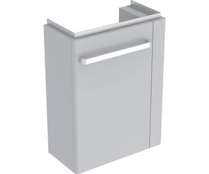 Geberit Renova Compact mueble bajo lavabo para lavamanos, toalleros para toallas de mano derecha, 44,8x60,4x25,2cm, gris claro, 862051000