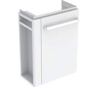 Geberit Renova Compact mueble bajo lavabo, toalleros para toallas de mano izquierda, 44,8x60,4x25,2cm, blanco, 862250000