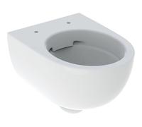 Geberit Renova Compact WC suspendido, 500377, proyección reducida, sin borde, forma cerrada, Color: Blanco - 500.377.01.1