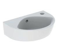 Geberit Renova lavamanos, proyección reducida, 500374, Color: Blanco, con KeraTect - 500.374.01.8