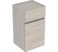 Geberit Renova Plan armario de pared con 1 puerta, 39x70x36cm, 501921, Color: Nogal nogal claro/estructurado en lÃ¡mina - 501.921.00.1