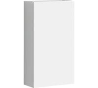 Geberit Renova Plan armario de pared con 1 puerta, 39x76x17cm, 501920, Color: blanco / lacado alto brillo - 501.920.01.1