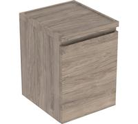 Geberit Renova Plan armario lateral, 1 cajÃ³n, 40x55x44,5cm, 501913, Color: Nogal americano / lÃ¡mina estructurada - 501.913.JR.1