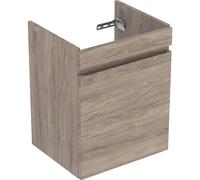 Geberit Renova Plan mueble bajo lavabo, con 1 cajÃ³n, 48,4x60,6x40,7cm, 501904, Color: Nogal americano / lÃ¡mina estructurada - 501.904.JR.1