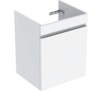 Geberit Renova Plan mueble bajo lavabo, con 1 cajÃ³n, 48,4x60,6x40,7cm, 501904, Color: blanco / lacado alto brillo - 501.904.01.1