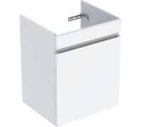 Geberit Renova Plan mueble bajo lavabo, con 1 cajÃ³n, 48,4x60,6x40,7cm, 501904, Color: blanco / lacado alto brillo - 501.904.01.1