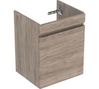 Geberit Renova Plan mueble bajo lavabo, con 1 cajÃ³n, 48,4x60,6x40,7cm, 501904, Color: Nogal americano / lÃ¡mina estructurada - 501.904.JR.1
