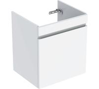 Geberit Renova Plan mueble bajo lavabo, con 1 cajÃ³n, 53,6x60,6x44,6cm, 501905, Color: blanco / lacado alto brillo - 501.905.01.1