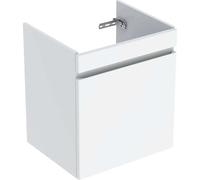 Geberit Renova Plan mueble bajo lavabo, con 1 cajÃ³n, 53,6x60,6x44,6cm, 501905, Color: blanco / lacado alto brillo - 501.905.01.1