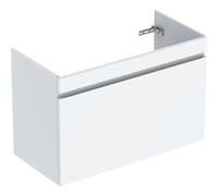 Geberit Renova Plan mueble bajo lavabo, con 1 cajÃ³n, 68,2x60,6x44,6cm, 501908, Color: blanco / lacado alto brillo - 501.908.01.1