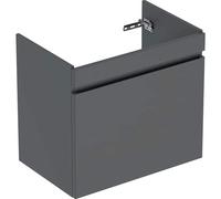 Geberit Renova Plan mueble bajo lavabo, con 1 cajón, 68,2x60,6x44,6cm, 501908, Color: Lava / lacado mate - CM