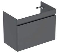 Geberit Renova Plan mueble bajo lavabo, con 1 cajón, 83,2x60,6x44,6cm, 501910, Color: Lava / lacado mate