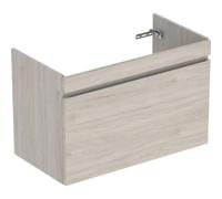 Geberit Renova Plan mueble bajo lavabo, con 1 cajón, 92,8x60,6x44,6cm, 501911, Color: Nogal nogal claro/estructurado en lámina - CM