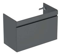 Geberit Renova Plan mueble bajo lavabo, con un cajón y un cajón interior, 92,8x60,6x44,6cm, 501.911.JK.1, Color: lava / lacado mate