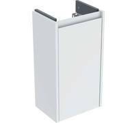 Geberit Renova Plan mueble bajo lavamanos, con una puerta, 32,4x60,6x23cm, 504020001, Color: blanco / barnizado satinado mate - CM