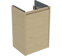 Geberit Renova Plan mueble bajo lavamanos, con una puerta, 40x60,6x31,1cm, 504.021.PS.1, Color: Estructura de madera de roble natural / melamina