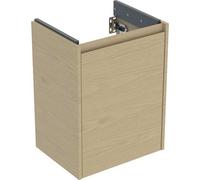 Geberit Renova Plan mueble bajo lavamanos, con una puerta, 45,7x60,6x35cm, 504022PS1, Color: Estructura de madera de roble natural / melamina - CM