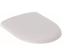 Geberit Renova WC asiento, fijación desde arriba, con mecanismo de cierre suave, 573025000, Color: Blanco/brillante