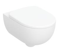Geberit Selnova Premium conjunto taza de inodoro + tapa suspendido sin reborde blanco brillante 501.991.00.1