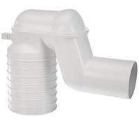 Geberit - Set Codo De Desagüe En P Geberit Para Inodoro Al Suelo: Blanco Alpino (131.081.11.1)