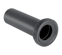 Geberit Monolith tubo de conexión para WC de pedestal longitud total 300mm, negro - 131.083.16.1