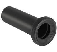 Geberit Monolith tubo de conexiÃ³n para WC de pedestal longitud total 300mm, negro - 131.083.16.1