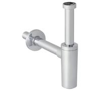 Geberit - Sifón Botella Geberit Para Lavabos, Salida Horizontal: D40Mm G1 1/4" Cromado Brillante (151.035.21.1)