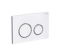 Geberit Sigma 21 Placa de Control, Cromado/Blanco, Mediana