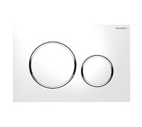 Geberit Sigma botón de descarga para WC cromo brillante-blanco 115.882.KJ.1