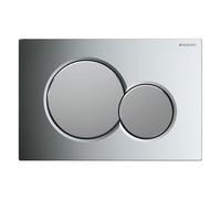 Geberit Sigma botón de descarga para WC cromo brillante-cromo mate 115.770.KA.5