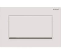 Geberit Sigma10 1M botón de descarga para WC cromo brillante-blanco 115.893.JT.1