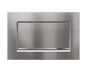 Geberit Sigma10 1M botón de descarga para WC cromo brillante-cromo mate 115.893.KX.1