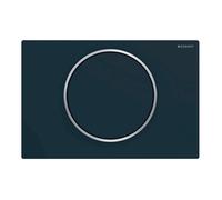 Placa de accionamiento Geberit Sigma10 para la descarga de agua, Color: lacado negro mate, recubierto / pulido fácil de limpiar - 115.758.14.5